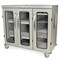 Harloff Three Quarter Height Triple Column Medical Storage Cabinet, Glass Doors, Key Lock MSPM63-00GK - alternate 1